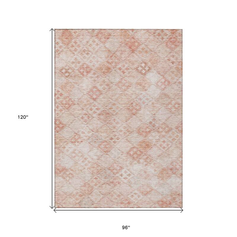 HomeRoots Geometric Transitional Rectangle Outdoor Rug
