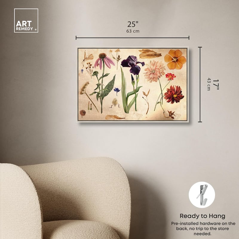 Floral Selection II Canvas by Art Remedy