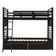 preview thumbnail 9 of 18, Twin over Twin Classic Wooden Bunk Bed with 2 Drawers,Space-Efficient Multifunctional Bunk Bed with Storage