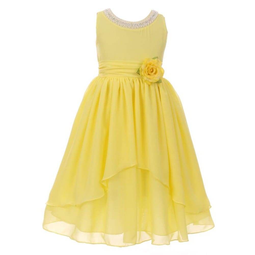 lemon chiffon dress
