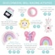 preview thumbnail 3 of 3, The Peanutshell Rainbow Paradise 7-in-1 Activity Play Gym & Play Mat for Baby - Pink