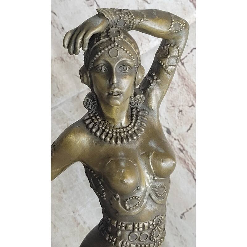 Handmade Art Nouveau By~D.H Chiparus~ Dancer Dance Dancing Bronze Sculpture