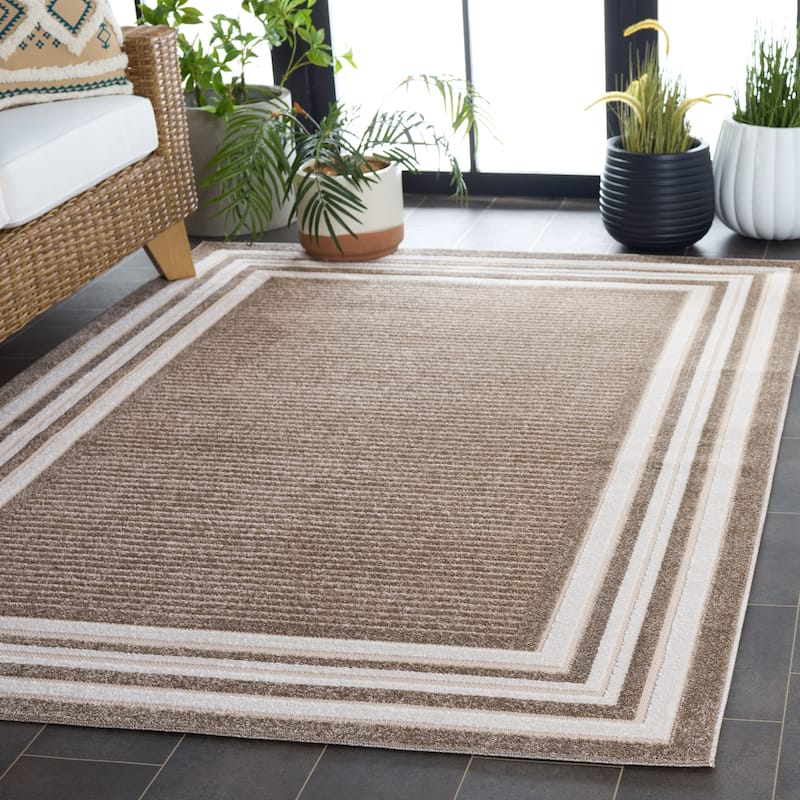 SAFAVIEH Cabana Pratima Indoor/Outdoor Waterproof Patio Backyard Rug