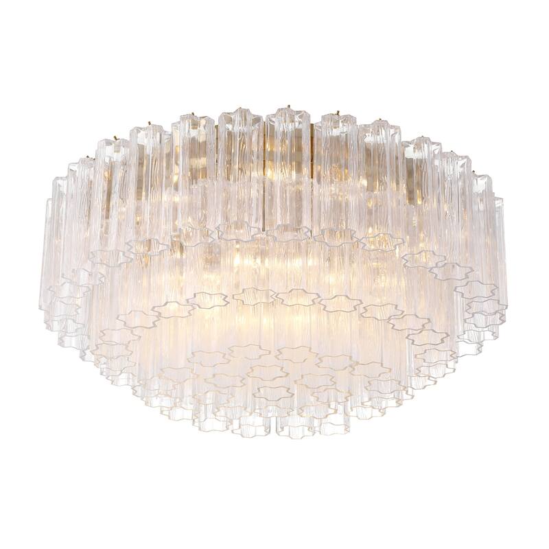 Crystorama Lighting Group ADD-331-CL Addis 16 Light 32" Wide Flush