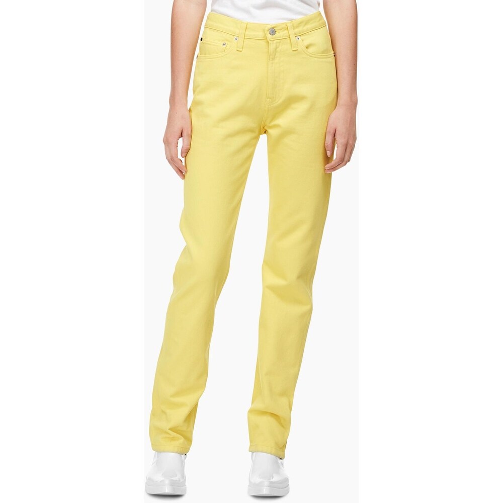 yellow jeans