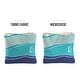 preview thumbnail 2 of 2, Multicolor Waves Blue Dual Sided Cornhole Bags