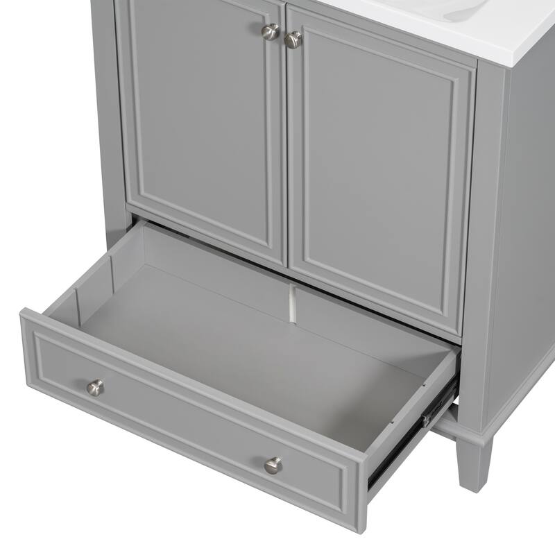 30" Bathroom Vanity with Solid Frame and MDF Board