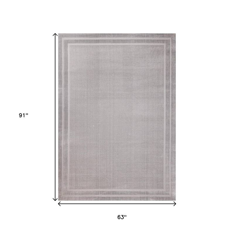 HomeRoots Geometric Modern Rectangle Area Rug - 5' X 8'