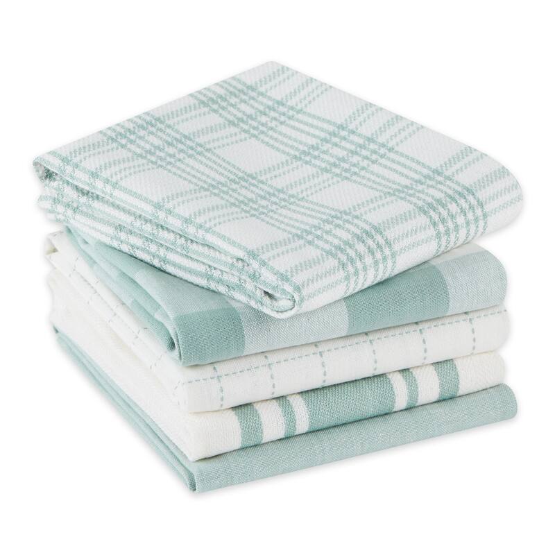 DII Asst Vintage Everyday Dishtowel (Set of 5)