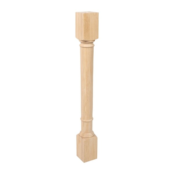Shop 35-1/4" x 3-3/4" x 3-3/4" Unfinished Solid Hardwood ...