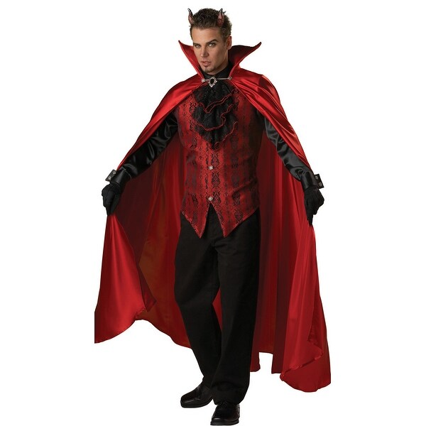 red and black devil costume