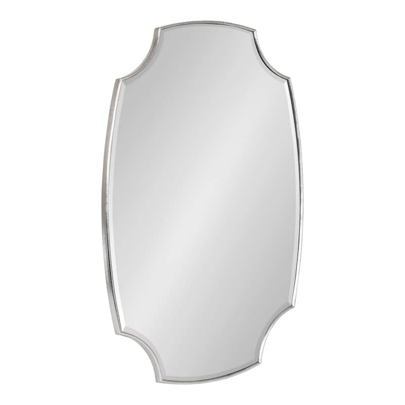 Kate and Laurel Jovanna Scallop Mirror - 20x30 - Silver