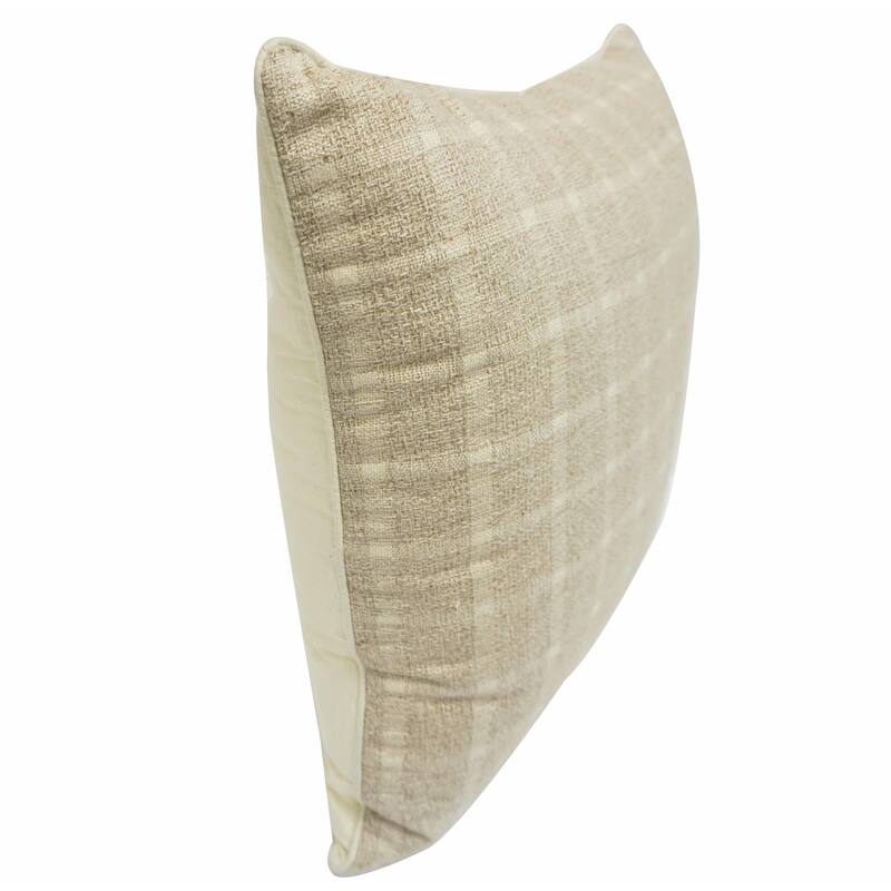 Home&Manor Foothill Vintage Raw Silk Pillow 18"