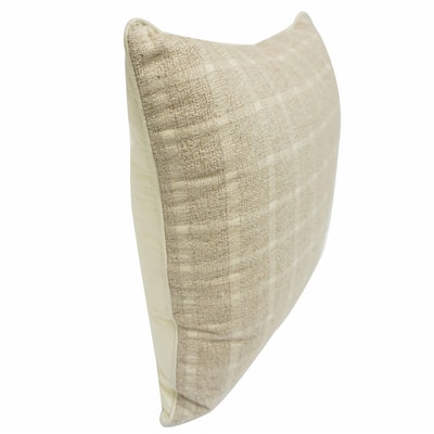 Home&Manor Foothill Vintage Raw Silk Pillow 18"