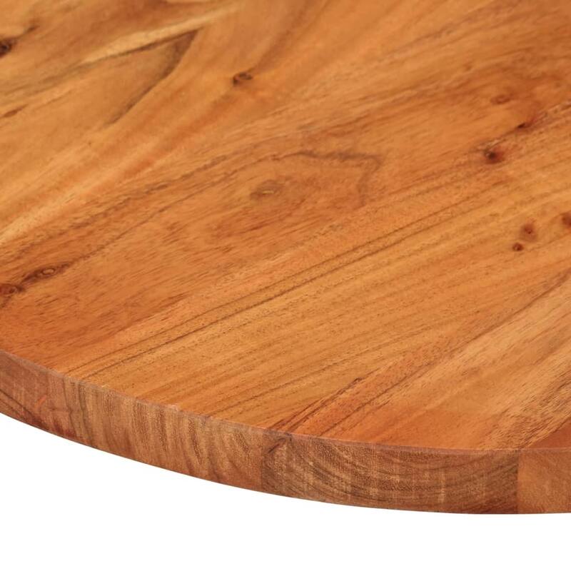 vidaXL Table Top Replacement Coffee Dining Room Furniture Oval Solid Wood