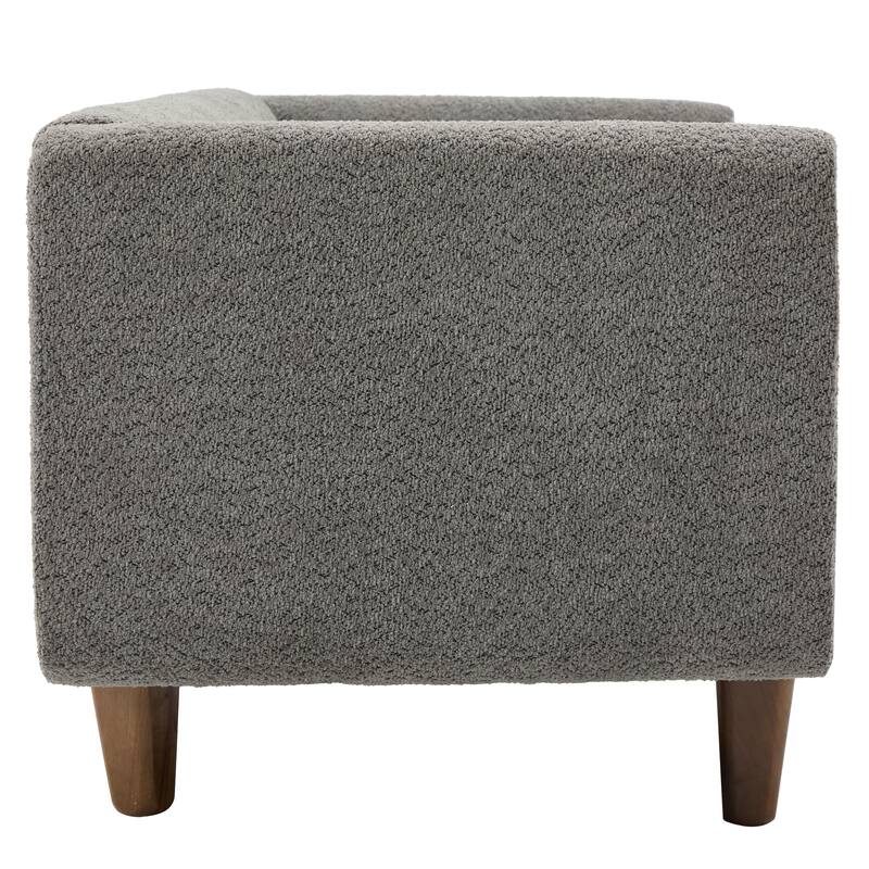 Christopher Knight Home - Soft Upholstered 78.7" 3-Seater Sofa with Rubberwood Legs