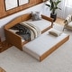 preview thumbnail 4 of 11, Acadia Twin Daybed with Twin Trundle in Light Toffee