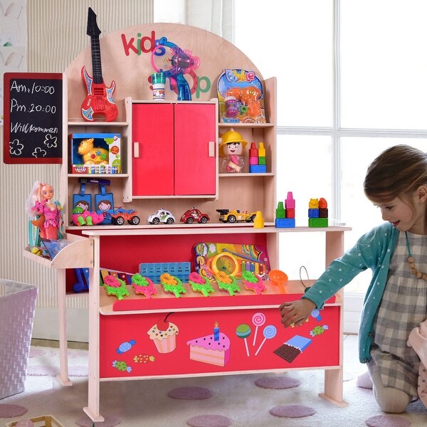 kids pretend market