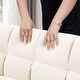 preview thumbnail 15 of 28, 64.96" Velvet Convertible Sofa Bed with Storage Pocket