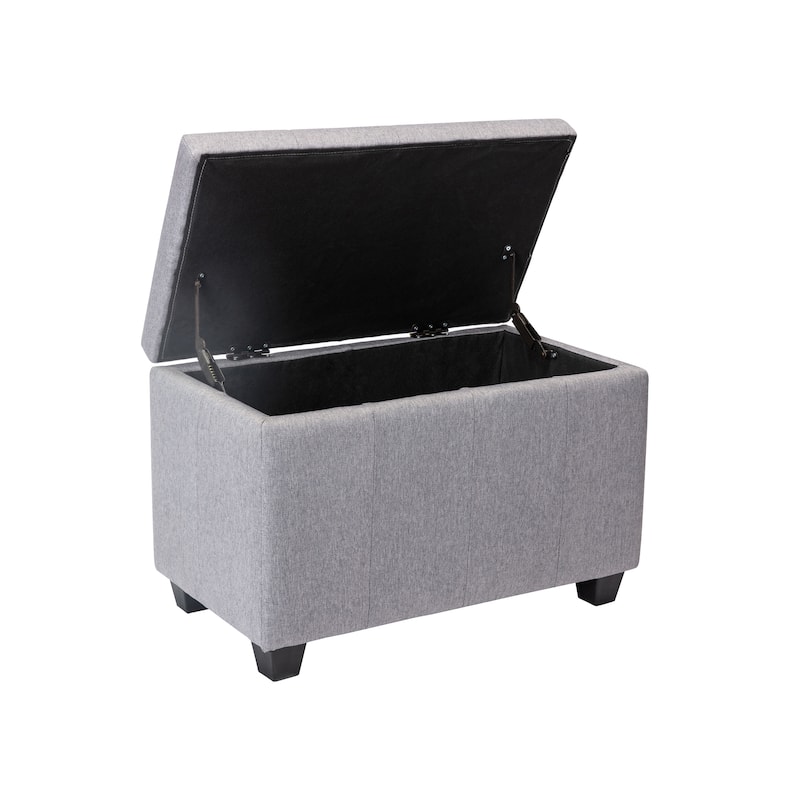 Porthos Home Vivi Fabric Flip Top Storage Bench