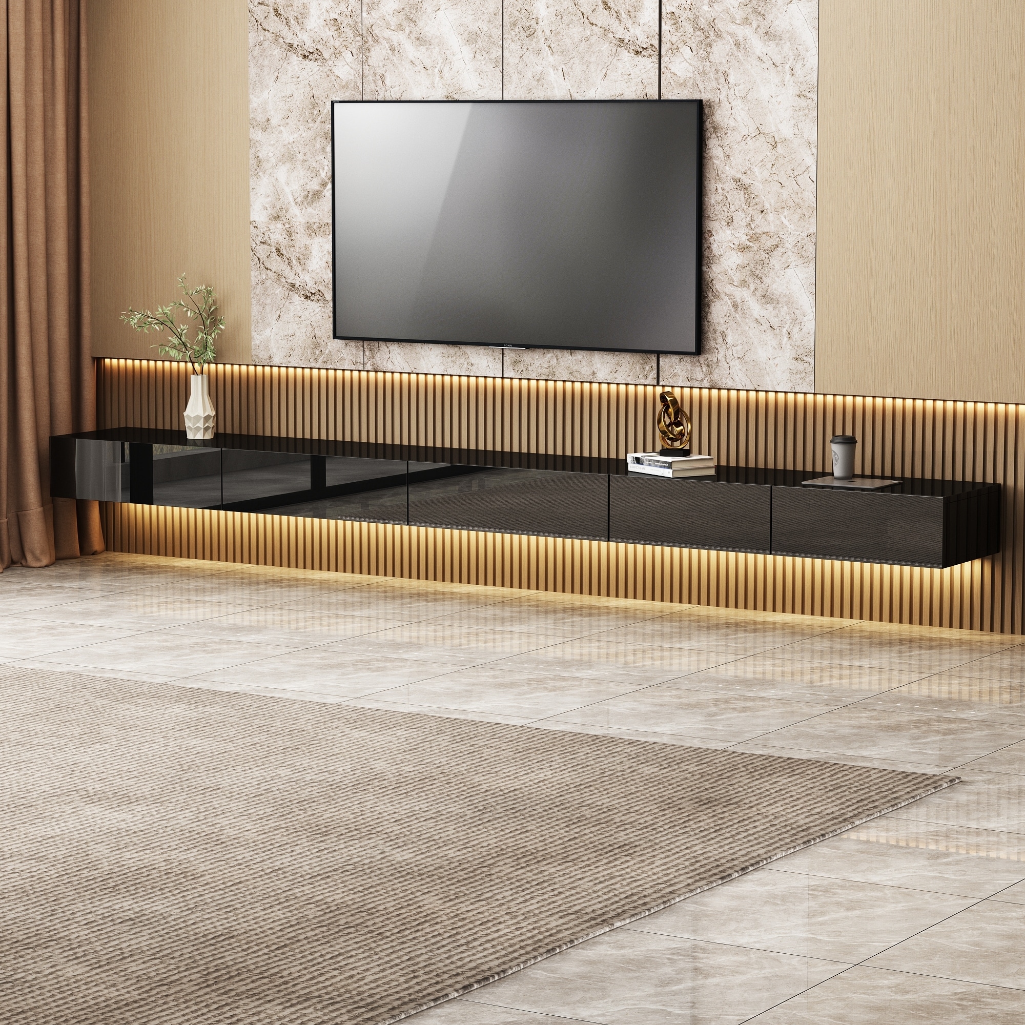 Safavieh Aurelio Black Casual Mdf Media Cabinet