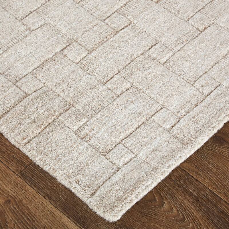 Grand Bazaar Tatem Hand Woven Solid Transitional Area Rug