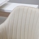 preview thumbnail 18 of 16, Vinsetto Office Computer Chair Mid-Back Task Chair with Tub Shape Design, Lined Pattern Back and Swivel Wheels for Living Room