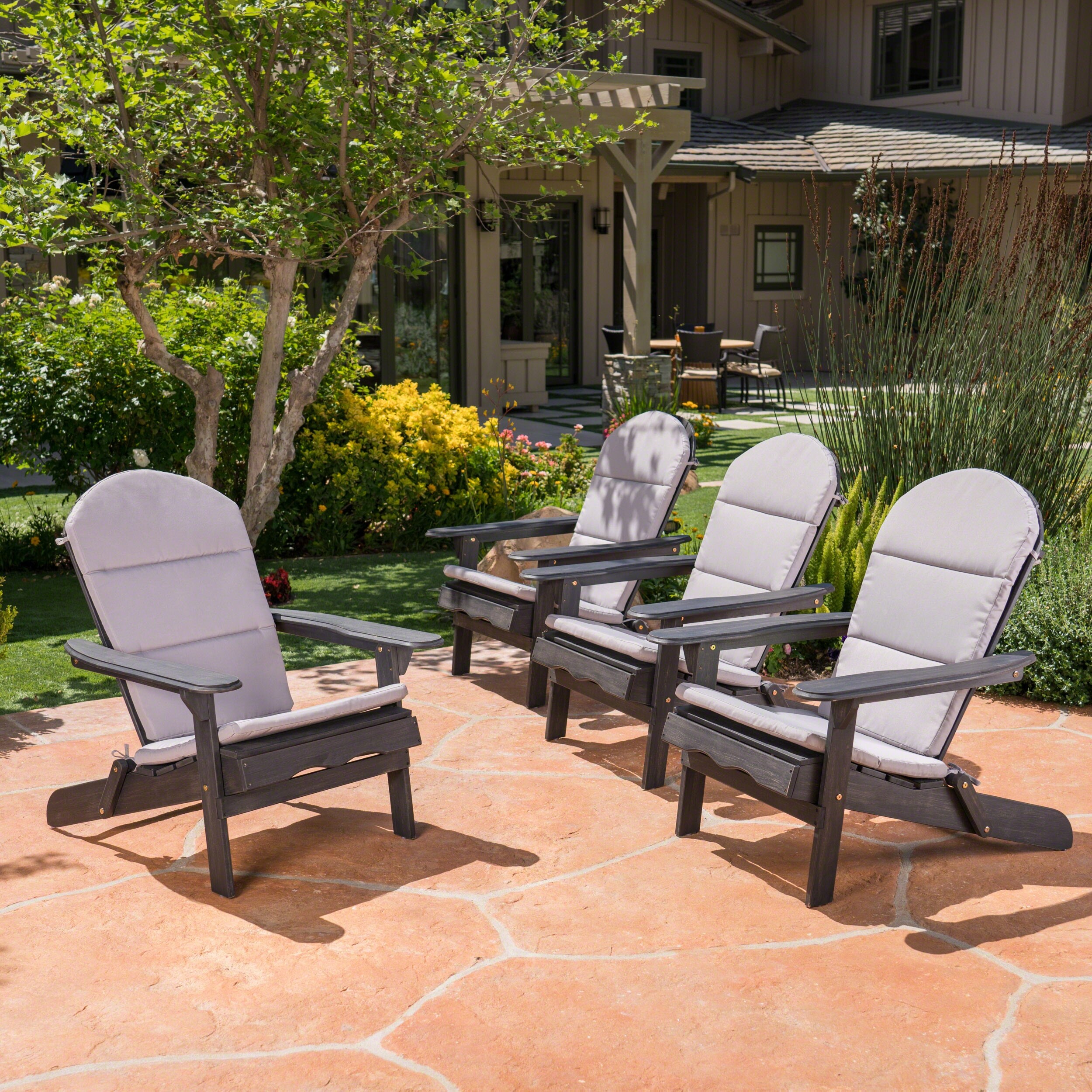 Dark grey adirondack 2025 chairs
