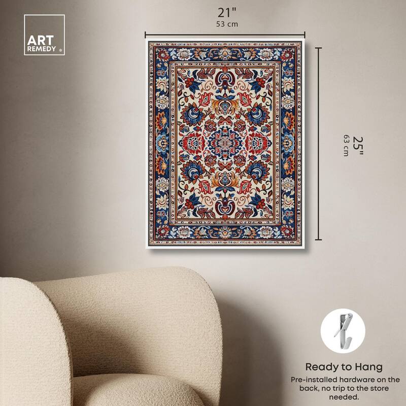 Morrocan Garden Canvas by Art Remedy