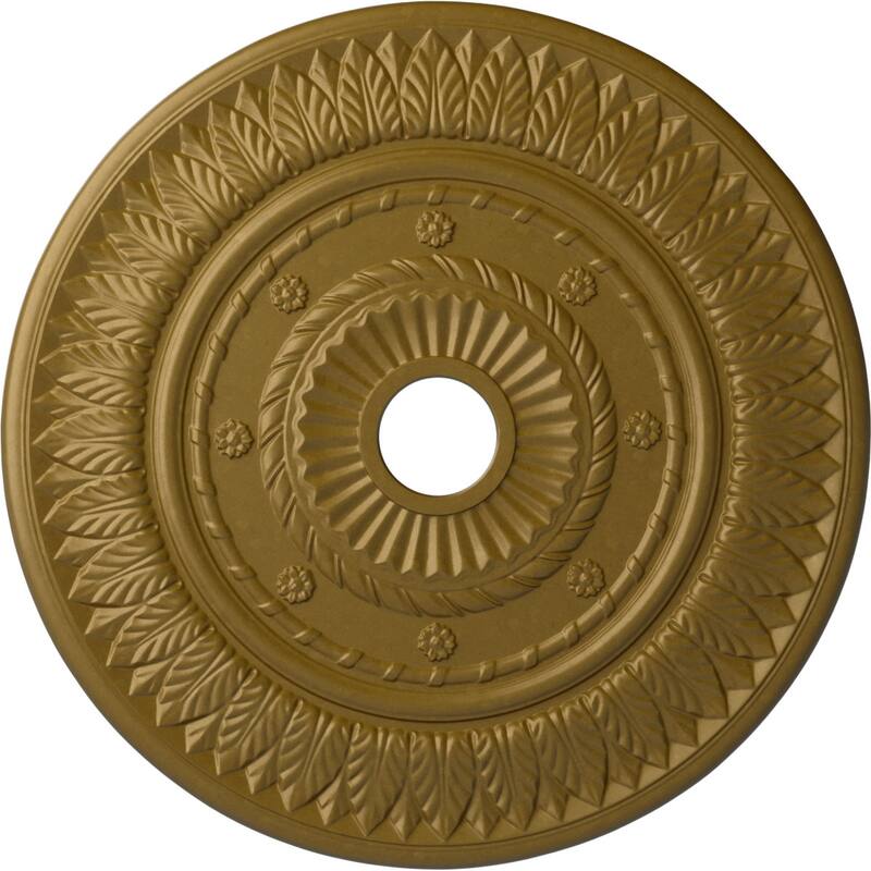 26 3/4"OD x 3 5/8"ID x 1 1/8"P Leaf Ceiling Medallion