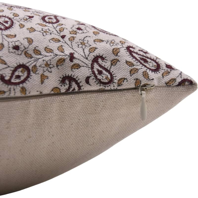 Fabdivine Cotton Bohemian Block print pillow Cover