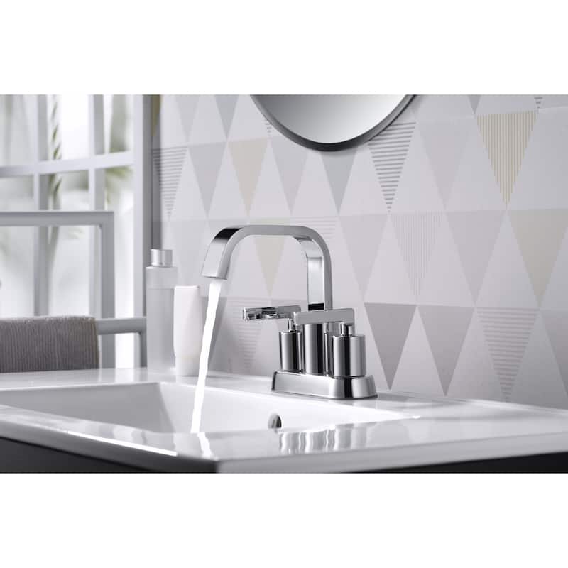 Ultra Faucets Ardua Collection Two-Handle 4" Centerset Lavatory Faucet