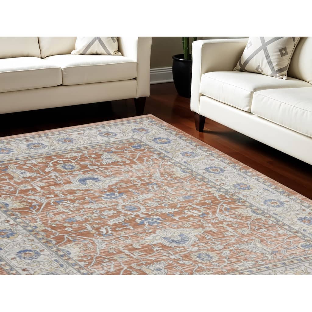 Nevak Power Loomed Area Rug By HomeRoots - 118' X '94' X '0.5