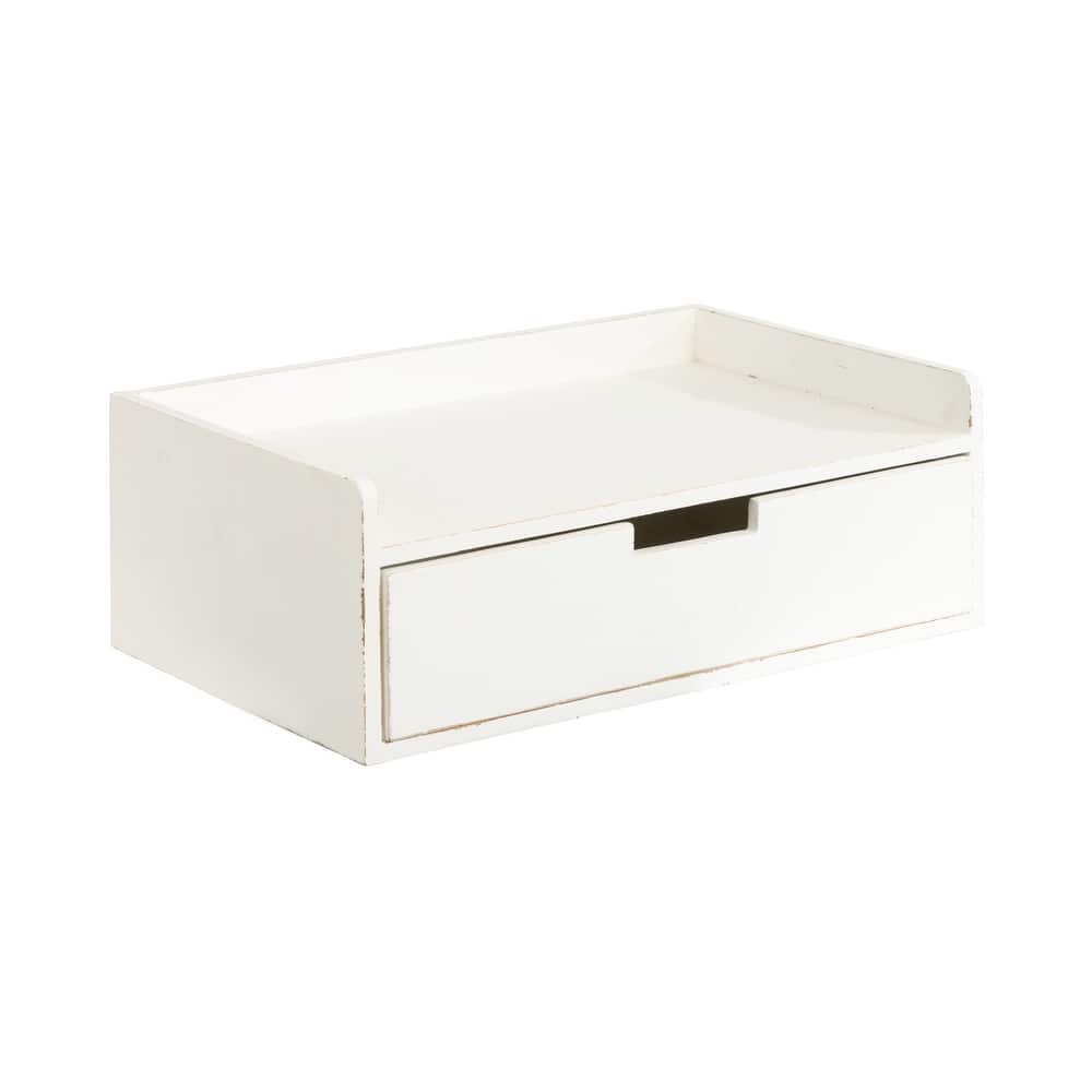 Kate and Laurel Kitt Premium Sold Wood Floating Shelf Side Table