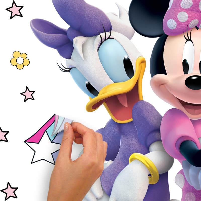 Minnie Mouse Peel And Stick Giant Wall Decals With Alphabet by RoomMates