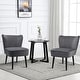 preview thumbnail 2 of 31, Costway Set of 2 Armless Accent Chair Upholstered Leisure Chair Single - 23'' x 27.5'' x 30''