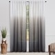 preview thumbnail 16 of 34, Chanasya Ombre Gradient Bedroom Semi-Sheer Window Curtain Panel Pair (Set of 2)