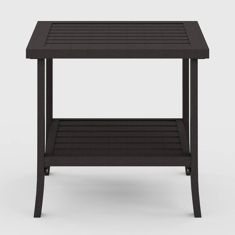 Square 19'' L x 19'' W Outdoor Side Table - N/A