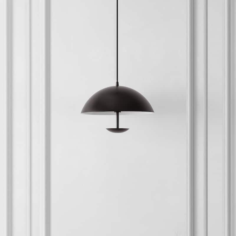 SAFAVIEH Lighting Taletta Extendable Pendant - 13 In. W x 13 In. D x 25873 In. H - Black - 13Wx13Dx70H