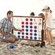 preview thumbnail 3 of 10, Costway Giant 4 In A Row Game Wood Board Connect Game Toy For Adults - 32.5'' X 8'' X 28'' (LXDXH)