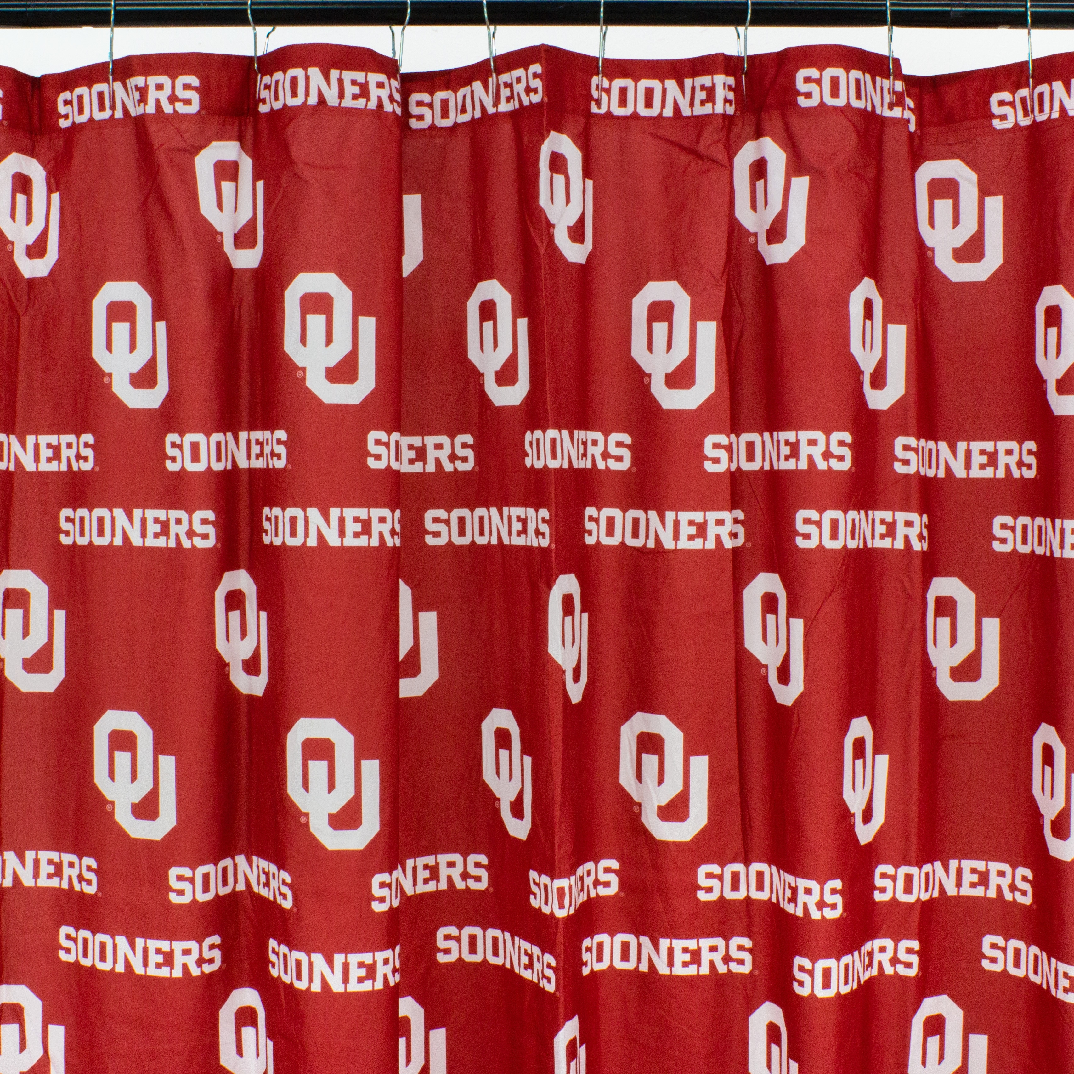 Oklahoma Sooners Printed Shower Curtain Cover - 70" x 72"