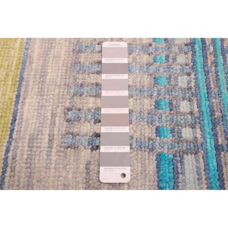 ECARPETGALLERY Hand-knotted Shalimar Grey Wool Rug - 7'9 x 9'10