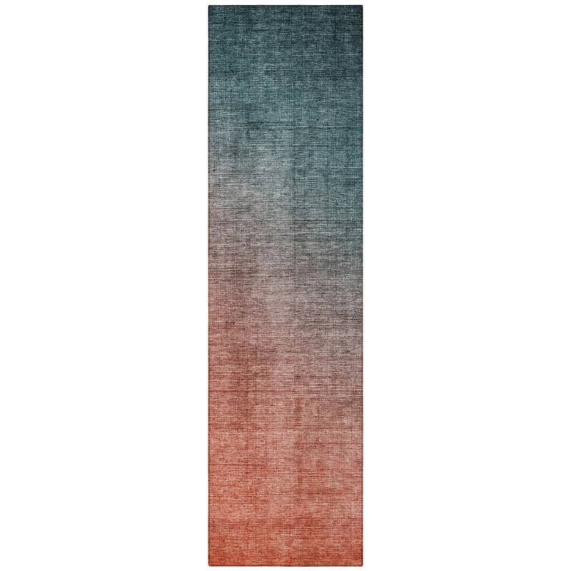 Java Ombre Weather Resistant Blended Style Outdoor Rug