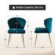 preview thumbnail 11 of 88, Barbara Contemporary Upholstered Side Chair with Small Base Set of 2 by HULALA HOME