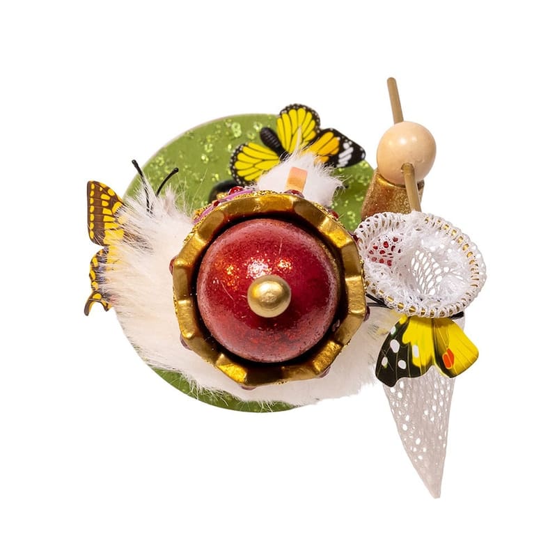 Kurt Adler 12-Inch Wind-Up Musical Butterfly Catcher Nutcracker