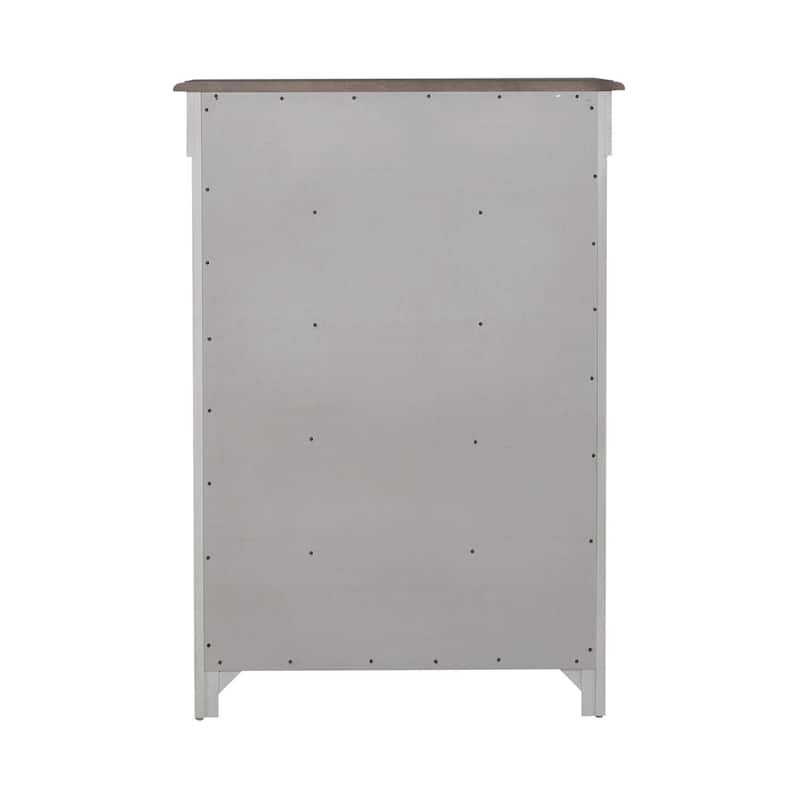 Ivy Hollow Weathered Linen Dusty Taupe 5 Drawer Chest