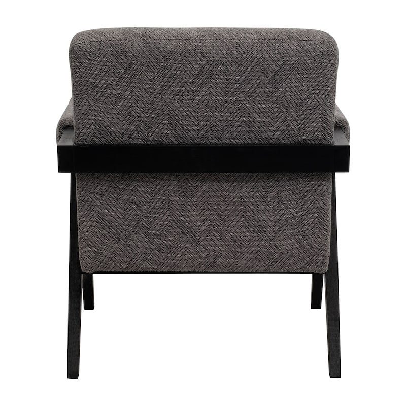 Sagebrook Home Modern Neutral Upholstered Armchair - 30" x 33" x 36"