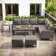 Option Brown Wicker / Grey Cusion