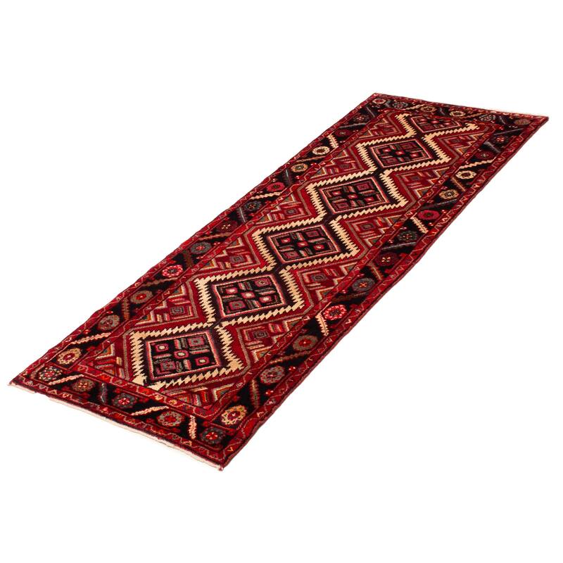 ECARPETGALLERY Hand-knotted Konya Anatolian Red Wool Rug - 3'5 x 8'9