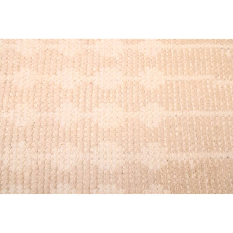 ECARPETGALLERY Hand-knotted Tangier Beige Wool Rug - 5'3 x 7'10
